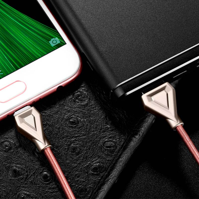 Hoco U25 Golden armor micro charging cable(L=1M)