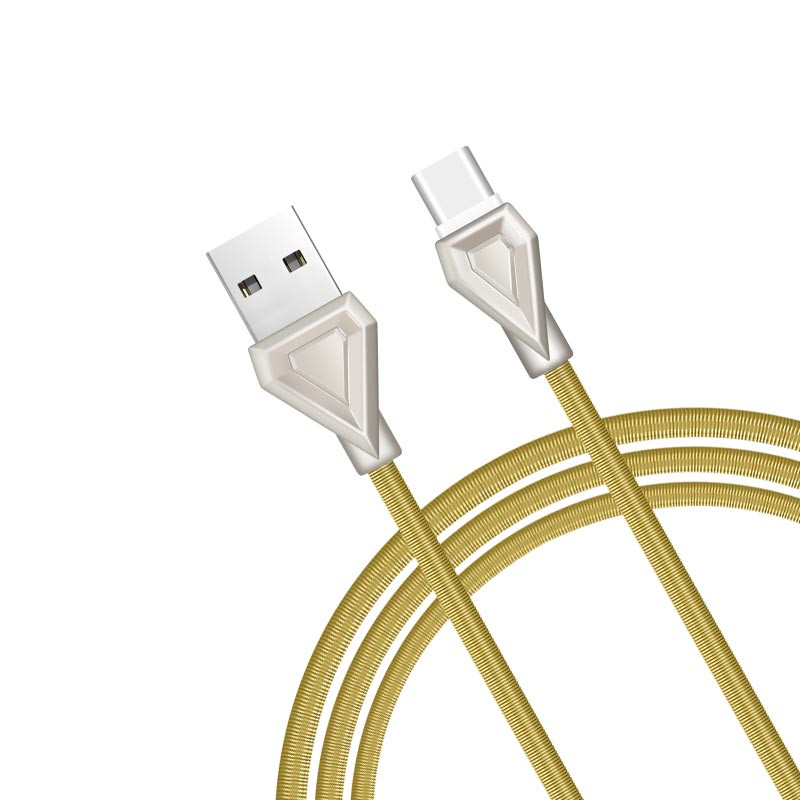 Hoco U25 Golden armor type-c charging cable(L=1M)