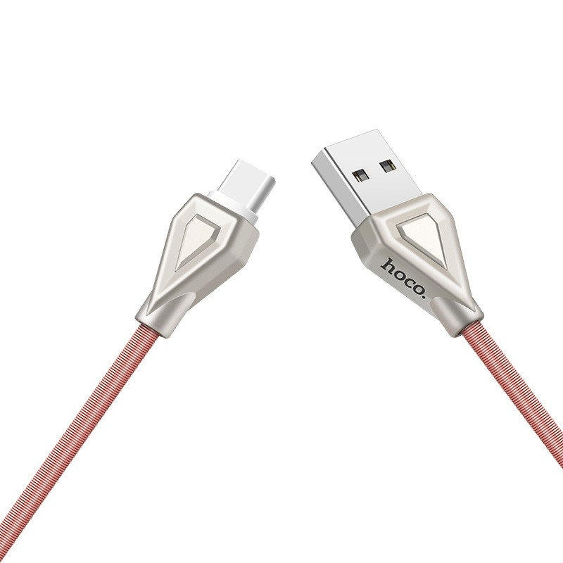 Hoco U25 Golden armor type-c charging cable(L=1M)