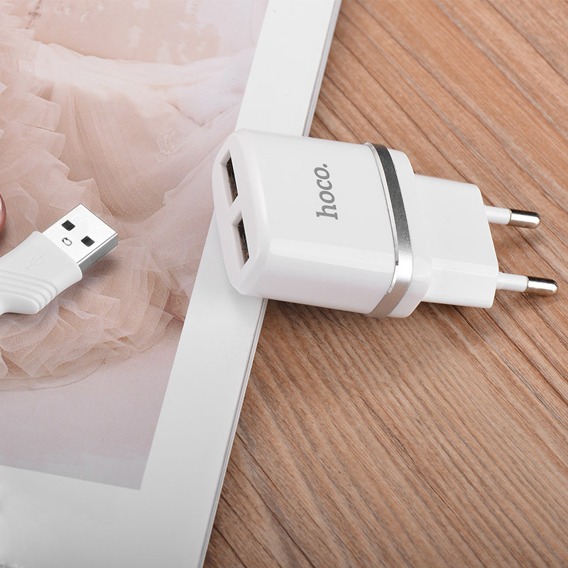 Hoco C12 Smart dual USB charger(EU)