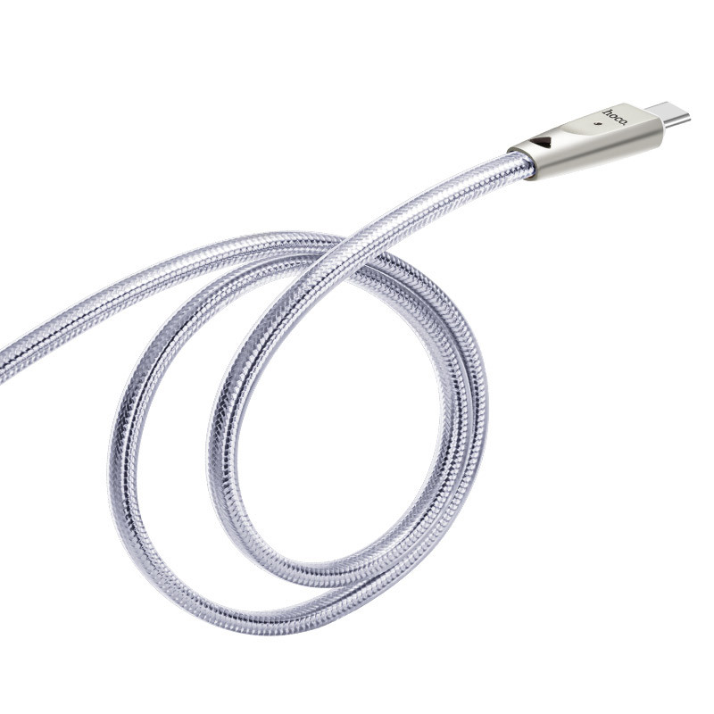 Hoco U9 Zinc Alloy Jelly Knitted Type-C Charging Cable(L=2)