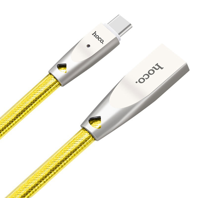 Hoco U9 Zinc Alloy Jelly Knitted Type-C Charging Cable(L=2)