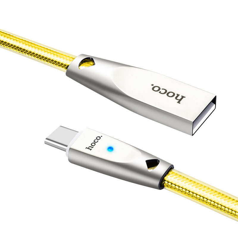 Hoco U9 Zinc Alloy Jelly Knitted Type-C Charging Cable(L=2)