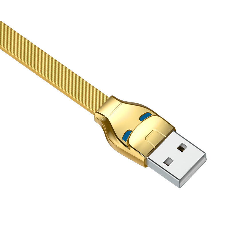 Hoco U14 Steel man one pull three charging cable, lightning +micro+Type-c