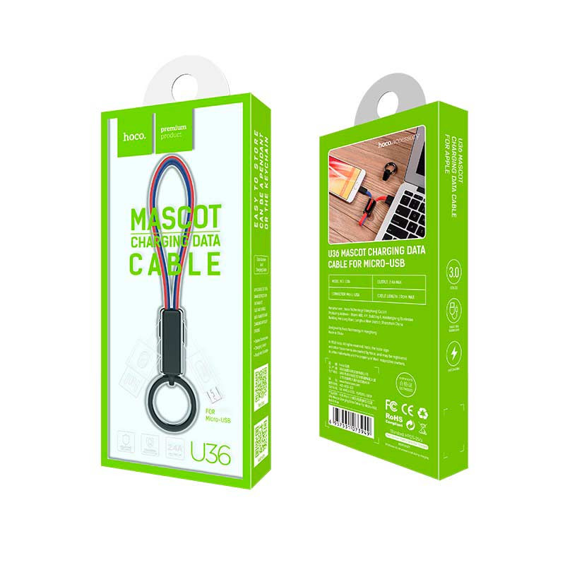 Hoco U36 Mascot charging data cable for Micro-USB