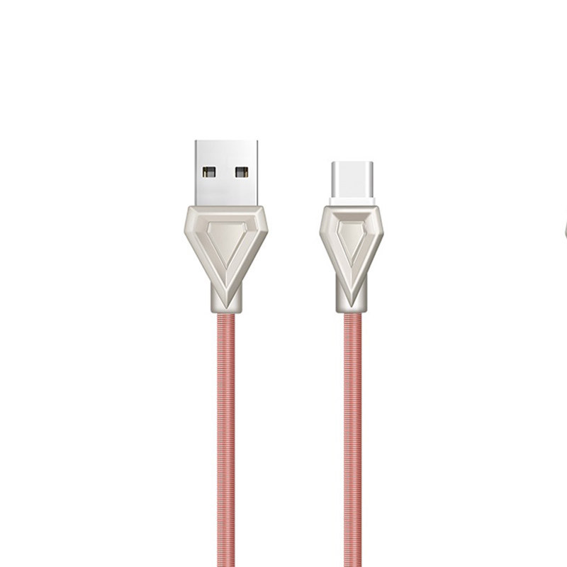 Hoco U25 Golden armor type-c charging cable(L=1M)