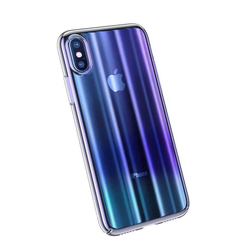 Baseus Aurora Case Transparent Blue